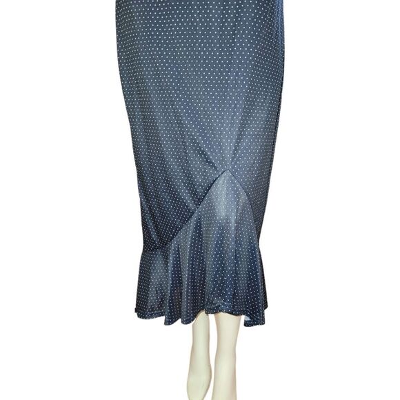 Vintage Jim Elliot Always, Caroline Collection Blue Polka Dot Nightgown XL - Picture 3 of 8